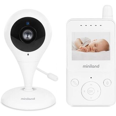 Miniland Babyphone DIGIMONITOR 2.4" - Babyphone avec caméra, 250 m Miniland Babyphone DIGIMONITOR 2.4" - Babyphone avec caméra, 250 m