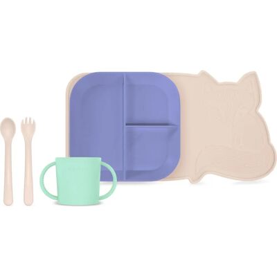Miniland Sunset Blw Crockery Viola - Baby Led Weaning Geschirrset Miniland Sunset Blw Crockery Viola - Baby Led Weaning Geschirrset