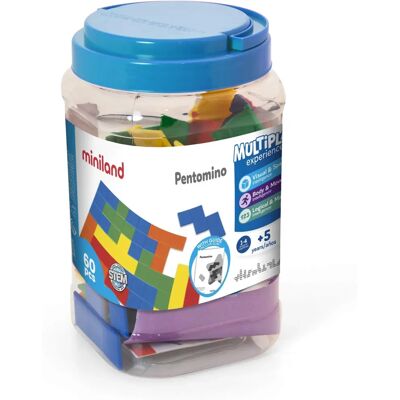 Miniland Educational Pentominós Multicolores - Jeu Éducatif Miniland Educational Pentominós Multicolores - Jeu Éducatif