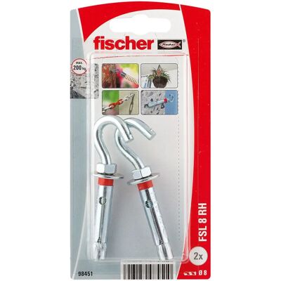 Fischer 98451 Śrubowy kołek - Metal, Ocynkowana stal Fischer 98451 Śrubowy kołek - Metal, Ocynkowana stal