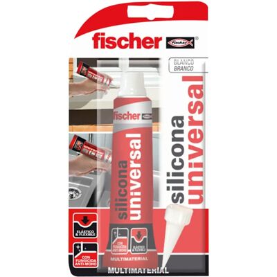 Silicone Universal Branco Fischer 50 ml - Silicone Silicone Universal Branco Fischer 50 ml - Silicone