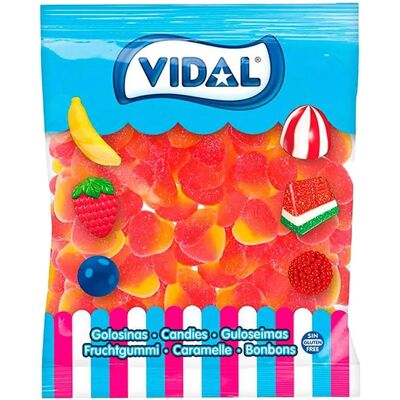 Cœur de Pêche Vidal - Snack de Pêche Sucrée 1kg - Publicité Cœur de Pêche Vidal - Snack de Pêche Sucrée 1kg - Publicité