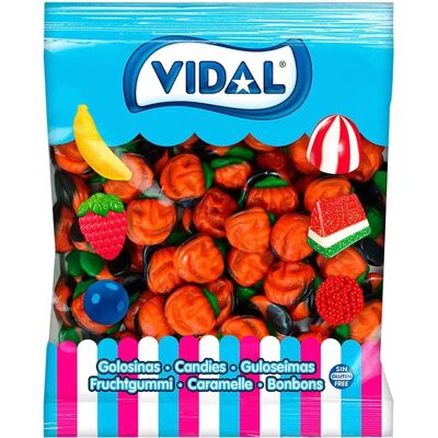 Gommes Vidal Calabazas - 1kg - Saveur fruitée - Publicité Gommes Vidal Calabazas - 1kg - Saveur fruitée - Publicité