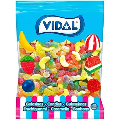 Vidal Mini Cocktail Mix - Bonbons gélifiés - Publicité Vidal Mini Cocktail Mix - Bonbons gélifiés - Publicité