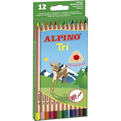 Lápis de Cor Alpino AL000128 Multicolor Forma Triangular - Lápis de colorir Lápis de Cor Alpino AL000128 Multicolor Forma Triangular - Lápis de colorir