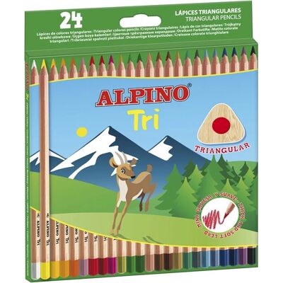 Lápis de cor Alpino AL000129 - Multicolor - 24 peças Lápis de cor Alpino AL000129 - Multicolor - 24 peças