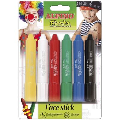 Peinture pour visage et corps Alpino DL000014 - Multicolore Peinture pour visage et corps Alpino DL000014 - Multicolore
