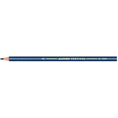Alpino C0131011 Crayons de couleur hexagonaux bleus - 12 pièces Alpino C0131011 Crayons de couleur hexagonaux bleus - 12 pièces