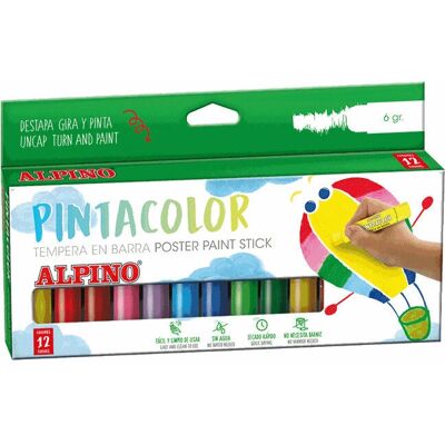 Alpino PX000012 Craie de peinture multicolore - Peinture à la barre Alpino PX000012 Craie de peinture multicolore - Peinture à la barre