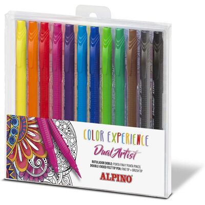 Feutres Alpino Multicolores - 12 pièces Feutres Alpino Multicolores - 12 pièces