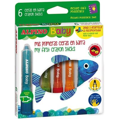 Alpino PX002006 Kleurpotloden - Verschillende kleuren - 6 stuks Alpino PX002006 Kleurpotloden - Verschillende kleuren - 6 stuks