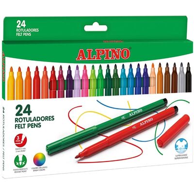 Alpino AR001003N Filzstifte - 24 Stück Alpino AR001003N Filzstifte - 24 Stück
