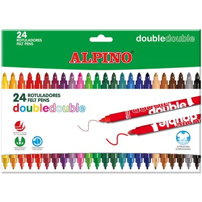 Feutre Alpino AR002058 Multicolore - Fin, 24 pcs Feutre Alpino AR002058 Multicolore - Fin, 24 pcs