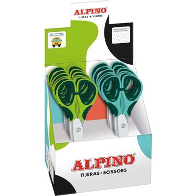 Ciseaux Alpino PT0061 Multicolore Acier Inoxydable - Bureau - Publicité Ciseaux Alpino PT0061 Multicolore Acier Inoxydable - Bureau - Publicité