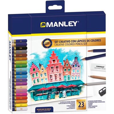 Set de Dibujo Manley 23 Piezas Multicolor Set de Dibujo Manley 23 Piezas Multicolor
