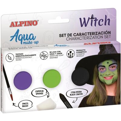 Set de Maquillage à l'Eau Alpino - Sorcière Set de Maquillage à l'Eau Alpino - Sorcière