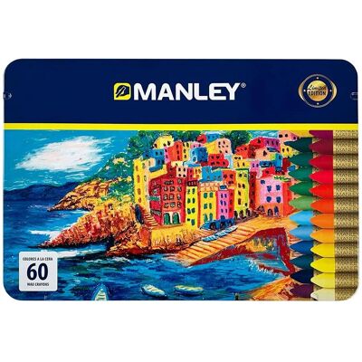 Crayones Manley Multicolor - 60 Piezas - Crayones Crayones Manley Multicolor - 60 Piezas - Crayones