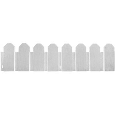 Bordure en Polyéthylène Blanche Nortene - Pack 4 - 20x80cm - Publicité Bordure en Polyéthylène Blanche Nortene - Pack 4 - 20x80cm - Publicité
