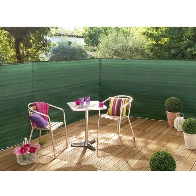 Écran de confidentialité vert NORTENE - 1,5x5m - Résistant UV - Publicité Écran de confidentialité vert NORTENE - 1,5x5m - Résistant UV - Publicité