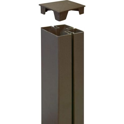 NORTENE - ALUPOST - Ruggine - 6x6 cm - Tappo copri palo NORTENE - ALUPOST - Ruggine - 6x6 cm - Tappo copri palo