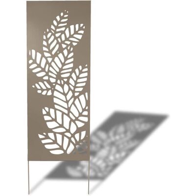 NORTENE - Panel metálico Deco - Marrón - 0,60x1,50m - Instalación en pared o suelo NORTENE - Panel metálico Deco - Marrón - 0,60x1,50m - Instalación en pared o suelo