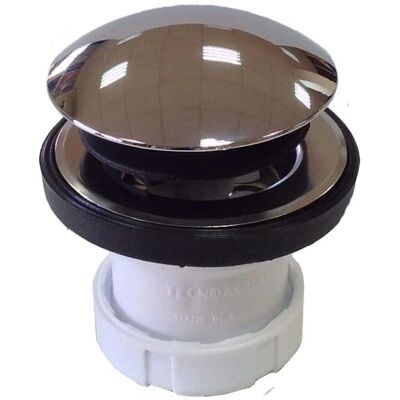 SANEAPLAST Válvula para lavabo/bidet 1.1/2-70mm Click-Clack Plástico/Inox - Accesorio de tubería SANEAPLAST Válvula para lavabo/bidet 1.1/2-70mm Click-Clack Plástico/Inox - Accesorio de tubería