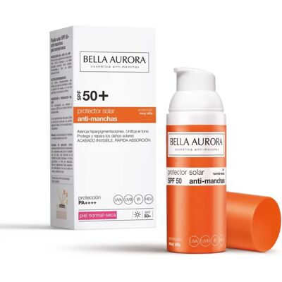 Bella Aurora Protector solar SPF50+ para piel normal-seca Bella Aurora Protector solar SPF50+ para piel normal-seca