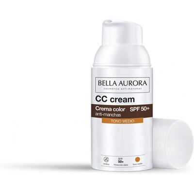 Bella Aurora Teinte Moyenne SPF50+ CC Crème - Soin de la Peau Bella Aurora Teinte Moyenne SPF50+ CC Crème - Soin de la Peau