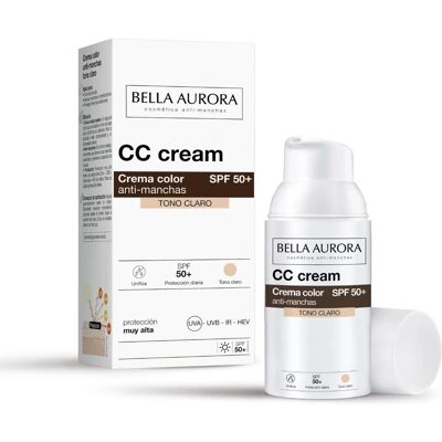 Bella Aurora CC Cream SPF50+ en Medio - CC Crema Bella Aurora CC Cream SPF50+ en Medio - CC Crema