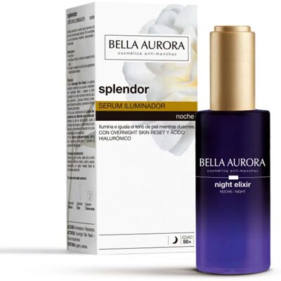 Soro Iluminador Noturno Bella Aurora Splendor - Sérum Facial para Mulheres Soro Iluminador Noturno Bella Aurora Splendor - Sérum Facial para Mulheres