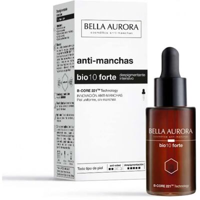 Sérum dépigmentant Bella Aurora Bio10 Forte - Anti-taches, 30 ml Sérum dépigmentant Bella Aurora Bio10 Forte - Anti-taches, 30 ml