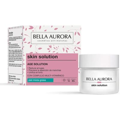 Bella Aurora Skin Solution - Peau Mixte-Grasse - 50 ml - Crème Visage Bella Aurora Skin Solution - Peau Mixte-Grasse - 50 ml - Crème Visage