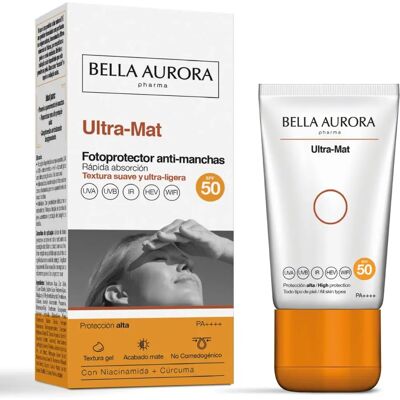 Bella Aurora Ultra-Mat SPF50 - Anti-Blemish Sunscreen for Dark Spots Bella Aurora Ultra-Mat SPF50 - Anti-Blemish Sunscreen for Dark Spots