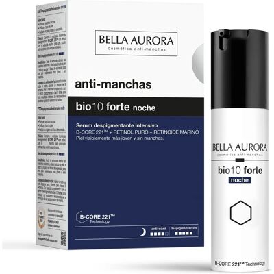 Bella Aurora Bio10 Forte Nachtserum - Depigmentierende Nachtbehandlung für alle Hauttypen Bella Aurora Bio10 Forte Nachtserum - Depigmentierende Nachtbehandlung für alle Hauttypen