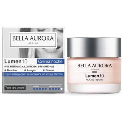 Bella Aurora Lumen10 Crème de Nuit - Anti-âge & Taches Bella Aurora Lumen10 Crème de Nuit - Anti-âge & Taches