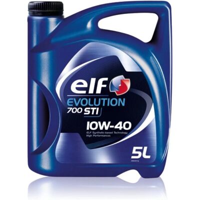 Elf - Evolution 700 STI - 10W40 - 5 L - Aceite de motor Elf - Evolution 700 STI - 10W40 - 5 L - Aceite de motor