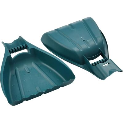 Guanti rastrelli in plastica verde - Guanti raccoglitore di foglie - Attrezzi da giardino Guanti rastrelli in plastica verde - Guanti raccoglitore di foglie - Attrezzi da giardino