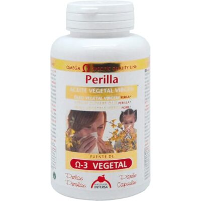 Intersa Perilla Virgin Pflanzenöl Omega 3, 6, 9 120 Weichkapseln - Nahrungsergänzungsmittel Intersa Perilla Virgin Pflanzenöl Omega 3, 6, 9 120 Weichkapseln - Nahrungsergänzungsmittel