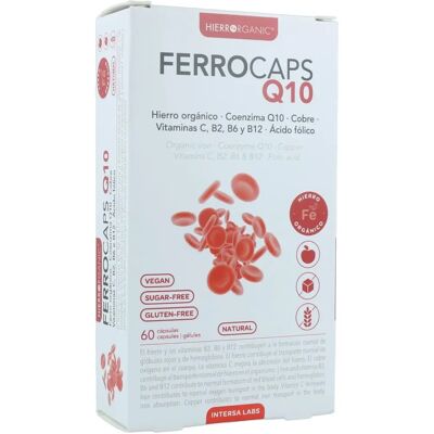 Intersa Ferrocaps Q10 - Suplemento dietético - 60 cápsulas Intersa Ferrocaps Q10 - Suplemento dietético - 60 cápsulas