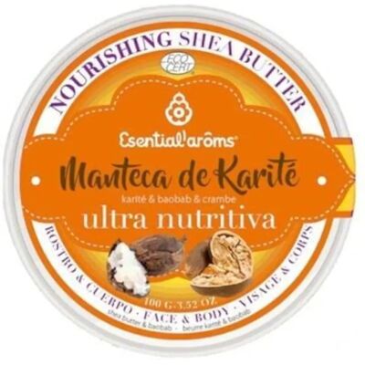 Manteca de Karité Esential Aroms - Nutritiva 100 g Manteca de Karité Esential Aroms - Nutritiva 100 g
