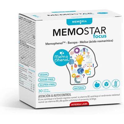 Intersa Memostar Focus 30 - Nahrungsergänzungsmittel Intersa Memostar Focus 30 - Nahrungsergänzungsmittel