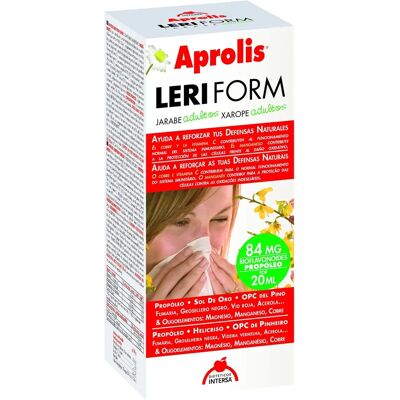 Intersa Aprolis Leriform Erwachsene Sirup - Unterstützt das Immunsystem Intersa Aprolis Leriform Erwachsene Sirup - Unterstützt das Immunsystem