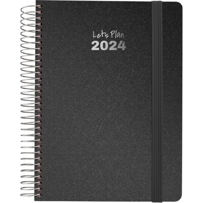 Grafoplas 2024 Journal Noir - Diary Grafoplas 2024 Journal Noir - Diary