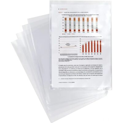 Protèges Transparents Grafoplas - 100 Unités - A4 Protèges Transparents Grafoplas - 100 Unités - A4