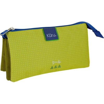 Estuche escolar Grafoplas Kuru - Verde Estuche escolar Grafoplas Kuru - Verde