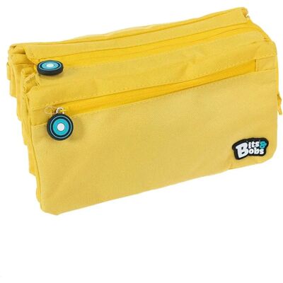 Trousse Scolaire GRAFOPLÁS - 23x12x8cm - Jaune Trousse Scolaire GRAFOPLÁS - 23x12x8cm - Jaune