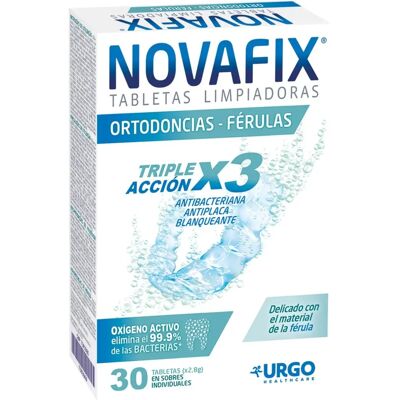 Novafix Tabletas Limpiadoras Ortodoncias y Férulas 30uds - Tabletas Limpiadoras Novafix Tabletas Limpiadoras Ortodoncias y Férulas 30uds - Tabletas Limpiadoras
