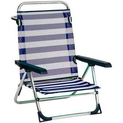 Sedia da spiaggia Alco - Pieghevole Multi-posizione in alluminio - 79,5x59,5x56 cm Sedia da spiaggia Alco - Pieghevole Multi-posizione in alluminio - 79,5x59,5x56 cm