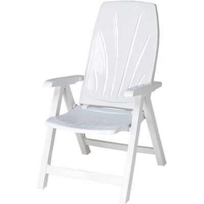Sillón Resina Blanco Garden Life 8092 - Silla de Jardín Sillón Resina Blanco Garden Life 8092 - Silla de Jardín