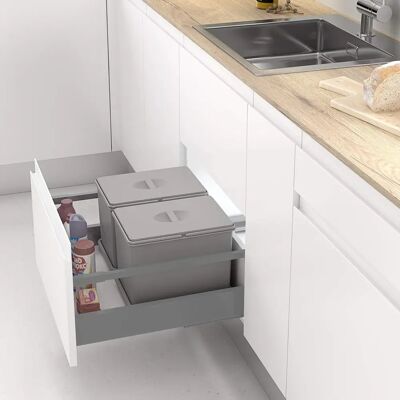 Menage Confort M40 - Conteneur rectangulaire pour tiroir de cuisine - 14L Menage Confort M40 - Conteneur rectangulaire pour tiroir de cuisine - 14L